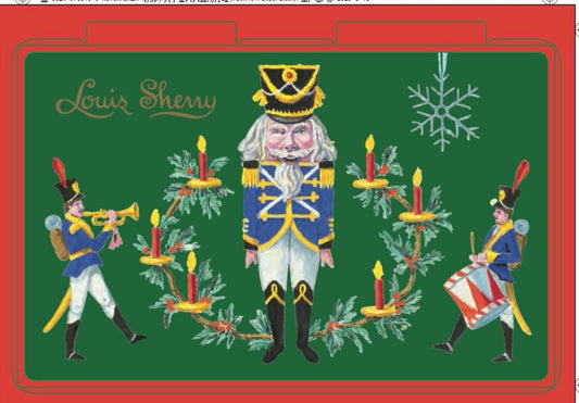 12pc Harrison Howard Green Nutcracker Chocolate Truffles