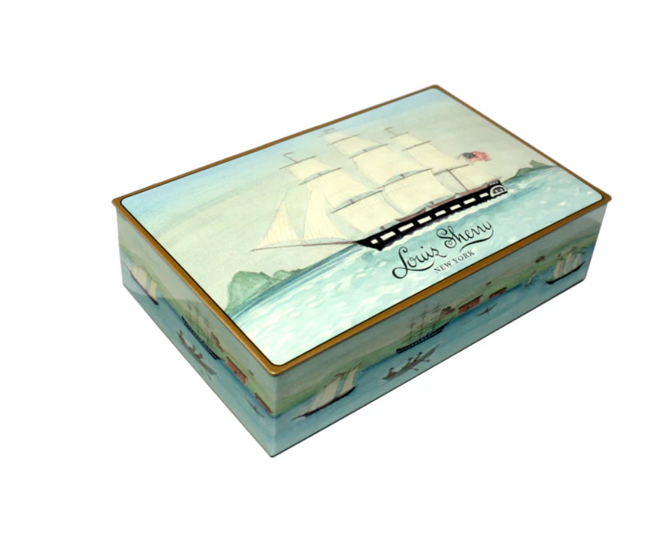 15pc Limited Edition Cocoa dusted Champagne Truffes: Mary Maguire Ship Monticello